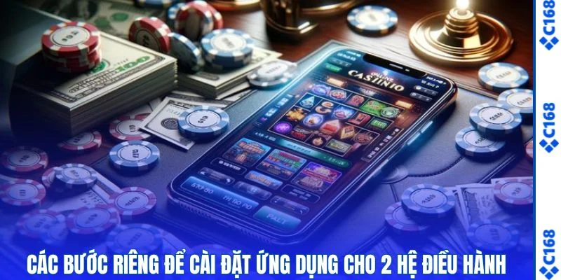 Các bước riêng để cài đặt ứng dụng cho 2 hệ điều hành