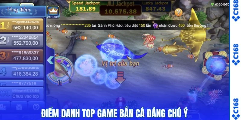 Điểm danh top game bắn cá đáng chú ý