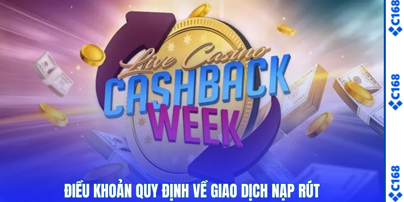 Điều khoản quy định về giao dịch nạp rút