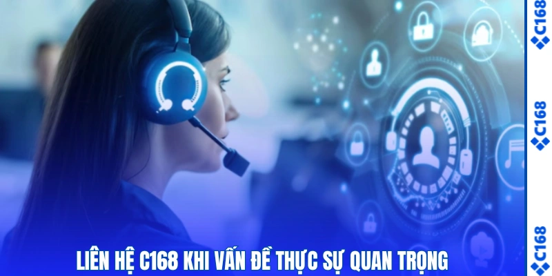 Liên hệ C168 khi vấn đề thực sự quan trọng